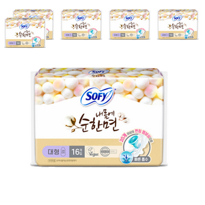 쏘피 내몸에 순한면 에이 생리대 날개형