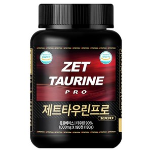 제트리션 제트타우린프로 1000mg, 180정, 1개