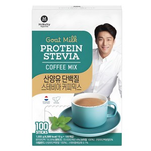맥널티커피 산양유 단백질 스테비아 커피믹스