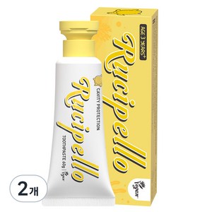 루치펠로 멜레멜레 저불소 키즈 치약, 60g, 2개