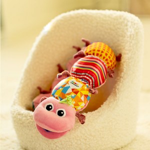 라마즈 뮤지컬 자극 애벌레인형, 60 x 10 x ..., 핑크, 1개