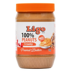 리고 100% 땅콩버터 크리미, 1kg, 1개