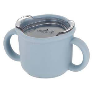 에디슨 국산 프리미엄 실리콘 트레이닝 컵, 블루, 150ml, 1개