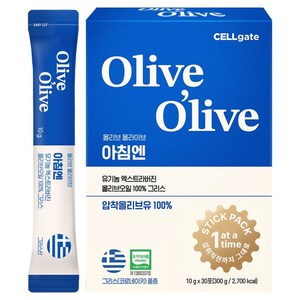 셀게이트 올리브올라이브 아침엔 유기농 엑스트라버진 올리브오일 그리스 30p, 300g, 1개