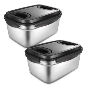 까사베니 연마제 없는 스테인레스 김치통, 9.5L, 2개