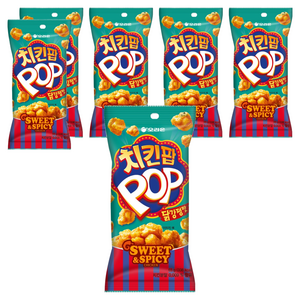 오리온 치킨팝 닭강정맛, 65g, 6개