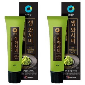 청정원 생와사비, 40g, 2개
