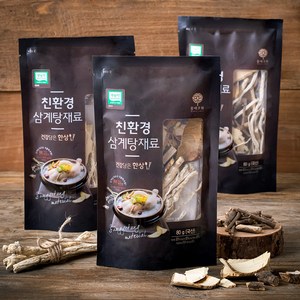 몸애조화 친환경 삼계탕 재료, 80g, 3입