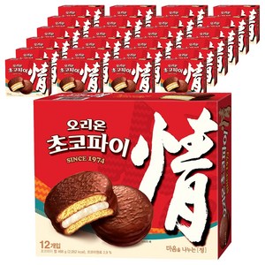 오리온초코파이 정, 468g, 25개