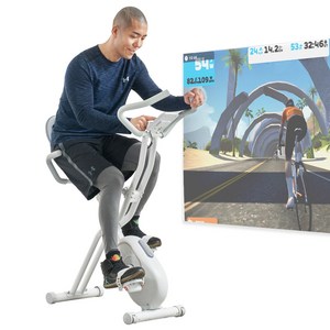 엑스바이크 숀리 E3 메타 블루투스 내장 실내 자전거, IW-652-E3(APP), 화이트