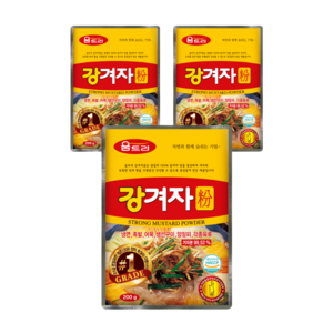 움트리 강겨자분, 200g, 3개