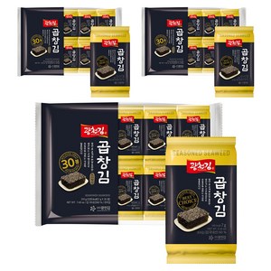 광천김 프리미엄 곱창 도시락김 30봉, 210g, 3개