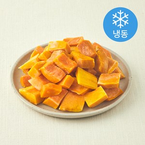 무농약 인증 단호박 죽용 (냉동), 500g, 1개