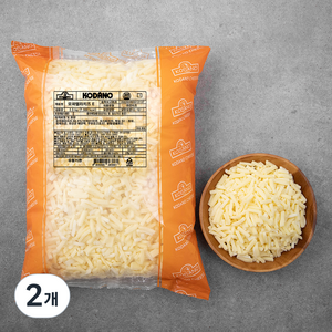 코다노 모짜렐라치즈 E, 2.5kg, 2개