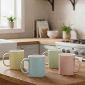 차오름 파스텔 머그컵 4종 세트 360ml