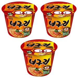 너구리 큰사발면 111g, 3개