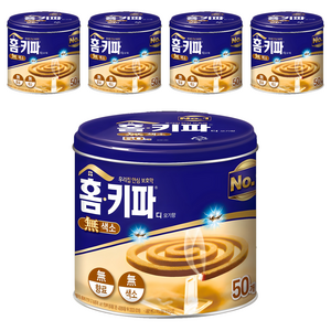 홈키파 디 모기향 50개입, 650g, 5개