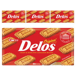 청우식품 델로스 오리지날 쿠키, 630g, 4개