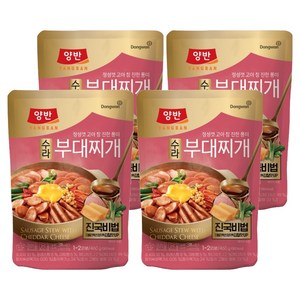 양반 수라 부대찌개, 460g, 4개