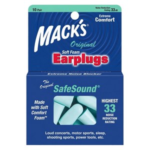 Macks 오리지널 소프트폼 귀마개