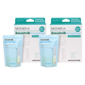 마더케이 일회용 변온 모유 저장팩 200ml, 30매, 2개