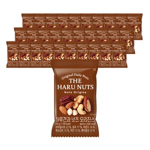 하루견과 넛츠 오리진스 믹스넛, 20g, 30개