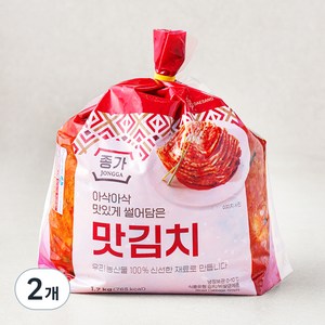 종가 맛김치, 1.7kg, 2개