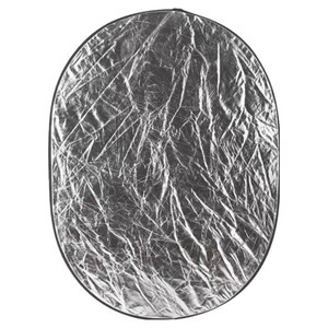 올이즈유 원형 반사판 실버 화이트 90 x 120 cm