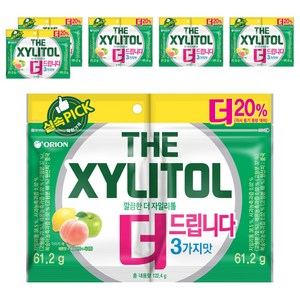 오리온 더 자일리톨 리필백, 61g, 12개