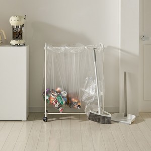 아이템톡 원터치 클린 이동식 분리수거함 + 비닐 50매