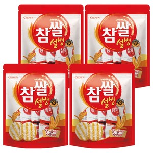 크라운 참쌀설병, 270g, 4개