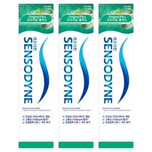 센소다인 오리지날 플러스 치약, 100g, 3개