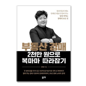 부동산 경매 2천만 원으로 복마마 따라잡기:경린이들의 멘토 안해진 대표가 알려 주는 당장 써먹는 경매의 모든 것, 좋은땅