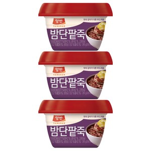 양반 밤단팥죽, 285g, 3개
