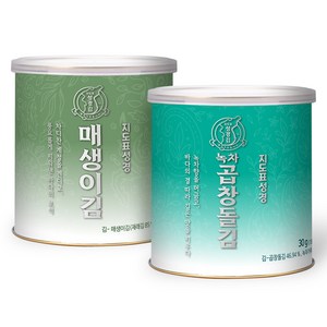 지도표성경 매생이 녹차곱창 캔김 1호 선물세트, 1세트