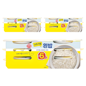 오뚜기 흰밥, 210g, 18개