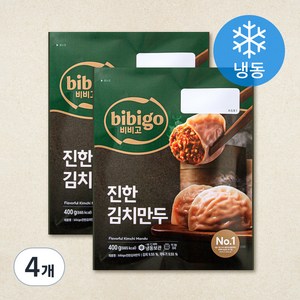 비비고 진한 김치만두 (냉동), 400g, 4개