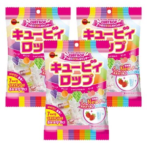 부르본 큐비롭 캔디, 100g, 3개
