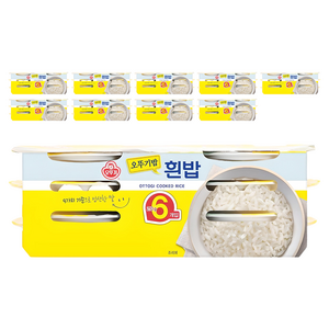 오뚜기 오뚜기밥 흰밥, 210g, 60개