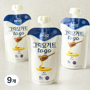 매일바이오 그릭 요거트 허니, 120g, 9개