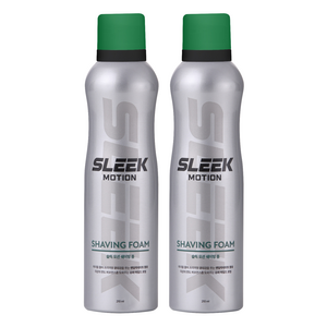 도루코 슬릭 모션 쉐이빙 폼, 210ml, 2개