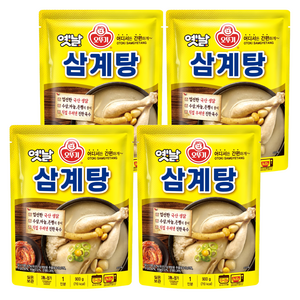 오뚜기 옛날 삼계탕, 900g, 4개