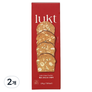 룩트 단백질 프로틴 우리밀통밀 크리스프 크래커, 150g, 2개