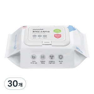 퓨어닷 NEW 소독티슈, 65g, 30매, 30개
