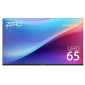 와이드뷰 4K UHD LED TV, 165cm(65인치), 일반TV, 벽걸이형, 방문설치