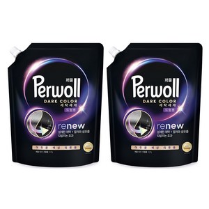 퍼울 다크 드럼용 액상 세탁세제 리필, 1.7L, 2개