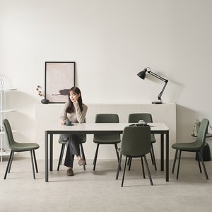 보니애가구 에븐 세라믹 테이블 1800 식탁세트 6인용 방문설치