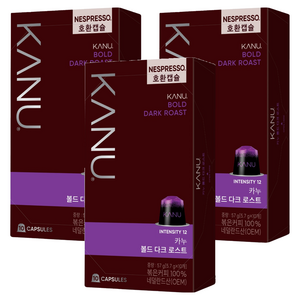 카누 볼드 다크 로스트 네스프레소 호환 캡슐 커피