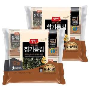 양반 참기름 김, 4.5g, 24개