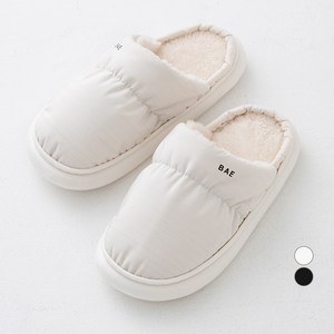 베이스알파에센셜 베이직 패딩 털슬리퍼